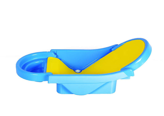 Bhasin Kids - Foldable Baby Bath Tub with Anti-Slip Base, Durable Non-Toxic Plastic- Color May Vary