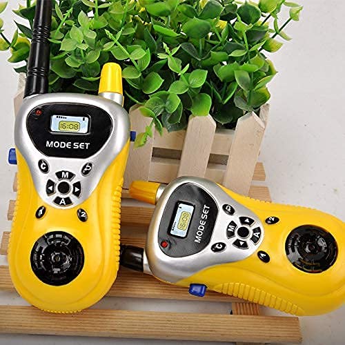 MM TOYS Walkie Talkie Toy Set 2 Pcs- Antenna Operated 2-Way Radio Role Play, Long Range for Boys & Girls