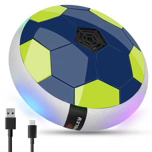 MM TOYS Hover Football for Kids| Electric Soccer Ball Floating Air| Engaging Indoor Game for Kids | Birthday Gift for Boys| Advanced & Rechargeable Hover Ball Game - Color As Per Stock