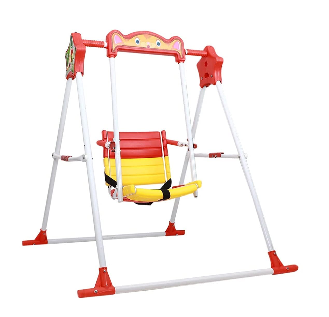 Bhasin Junior Swing with Alloy Stand - Foldable & Safe for Indoor, Garden & School Use - Ideal for Boys & Girls Aged 1-5 Years