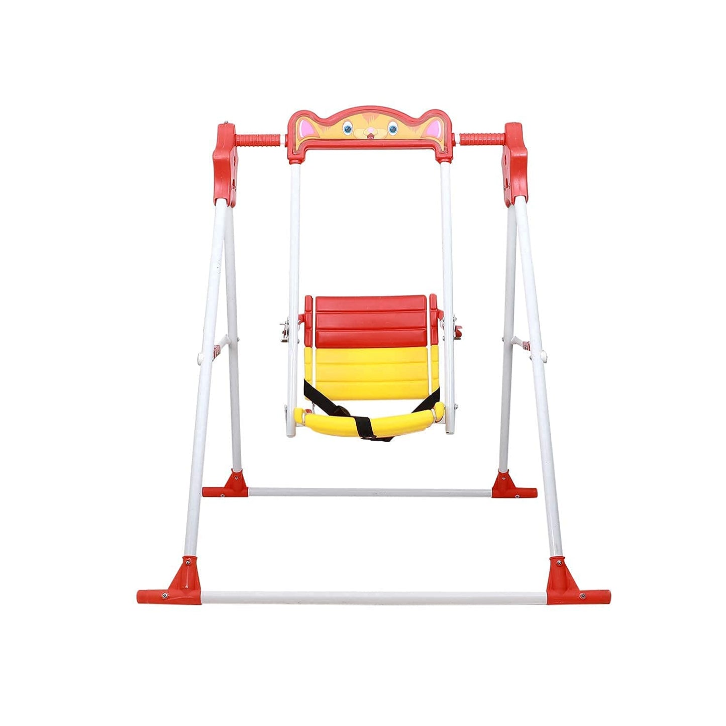 Bhasin Junior Swing with Alloy Stand - Foldable & Safe for Indoor, Garden & School Use - Ideal for Boys & Girls Aged 1-5 Years