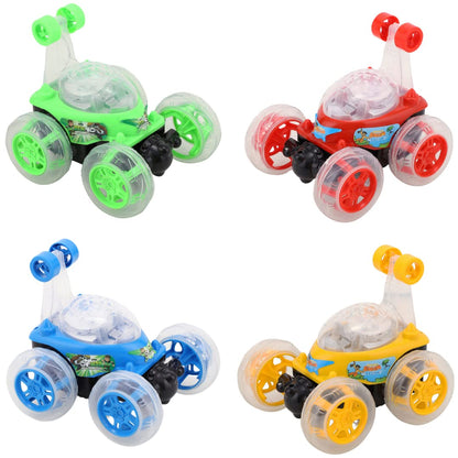 MM TOYS Remote Control 360 Degree Rotating Rolling Stunt Car With Lights And Music ,Android Charger & 800 MAH Battery , Function