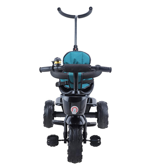 TOYZOY MAPLE GRAND KIDS TRICYCLE WITH SAFETY GUARDRAIL | BOYS | GIRLS AGE GROUP 18 MONTH TO 4 YEARS, TZ-531 - Green
