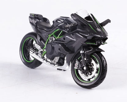 MM Toys Super Bike Motor Cycle Model, Tiny Figure, 3.5 Inch Racing Sports Max Energy Power, Miniature HD Collection Race Series, Diecast Alloy Body, 1:18 Scale