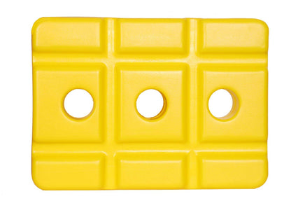 MM TOYS India Best Heavy Plastic Cricket Stumps Set Durable and Easy-to-Use - Yellow