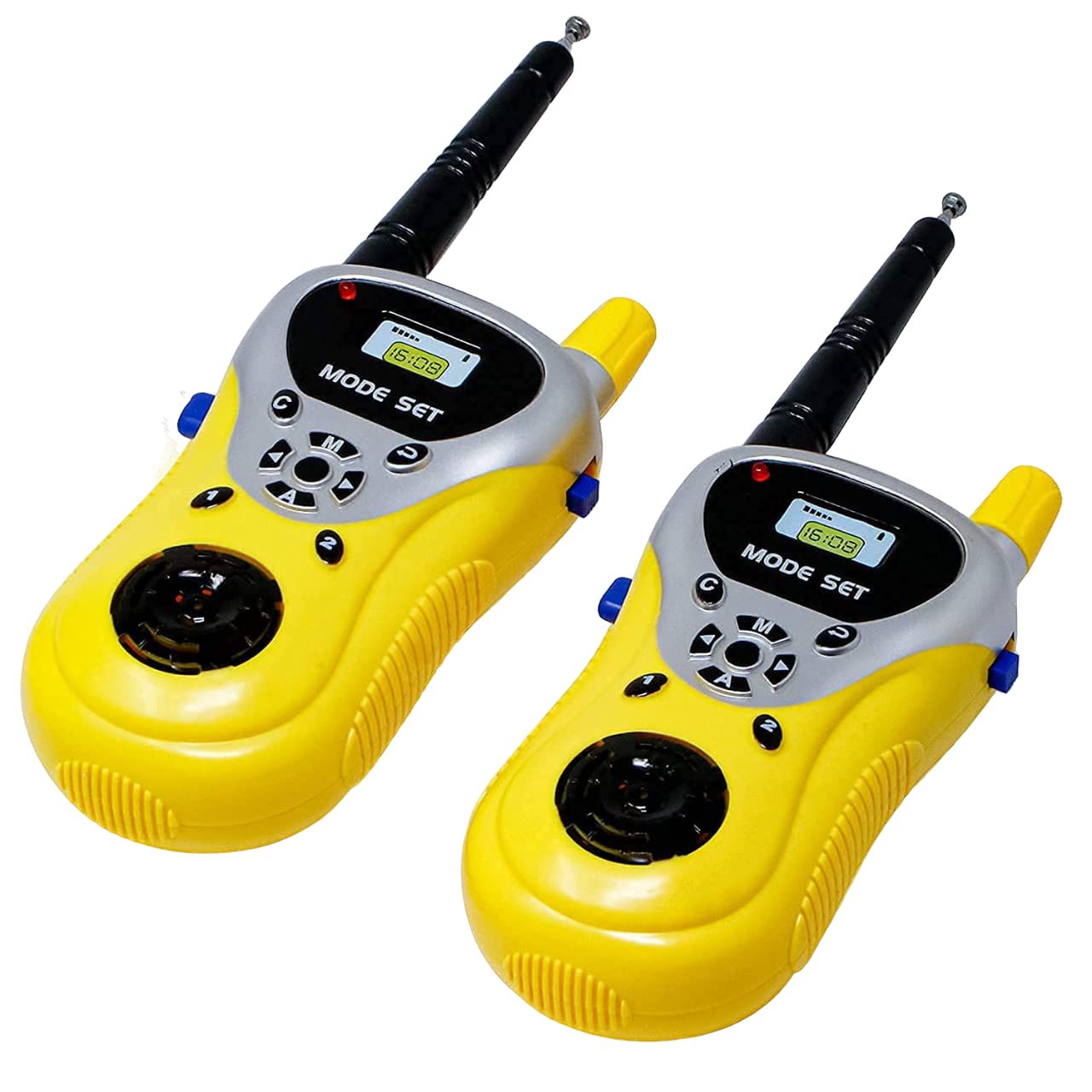 MM TOYS Walkie Talkie Toy Set 2 Pcs- Antenna Operated 2-Way Radio Role Play, Long Range for Boys & Girls
