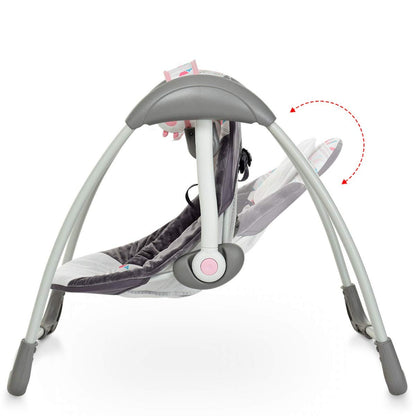 Mastela Deluxe Portable Baby Swing - Electronic Cradle, Compact for Newborns