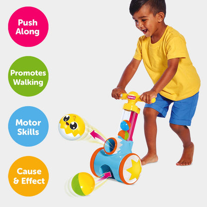 Funskool Pic and Pop Toy: Collect and Shoot Ball Game, Interactive Learning Fun for 18+ Months Toddlers, Includes 3 Colored Balls - Multicolor