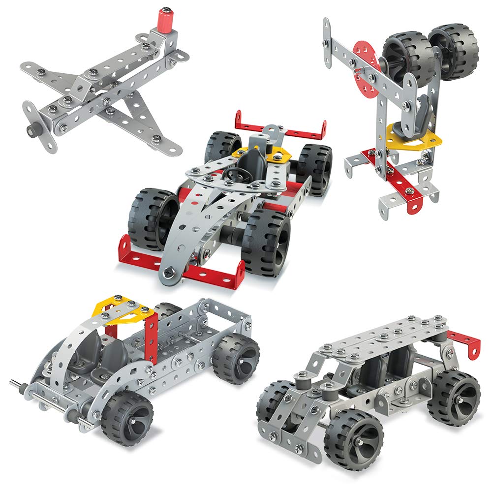 Zephyr Mechanix 3 Engineering System - 202-Piece Construction Kit for Kids (18 Models, Age 7+)