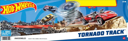 Hot Wheels Tornado Track Set with Launcher & Ramp | Includes 1 Car | Ideal for Kids Aged 4+