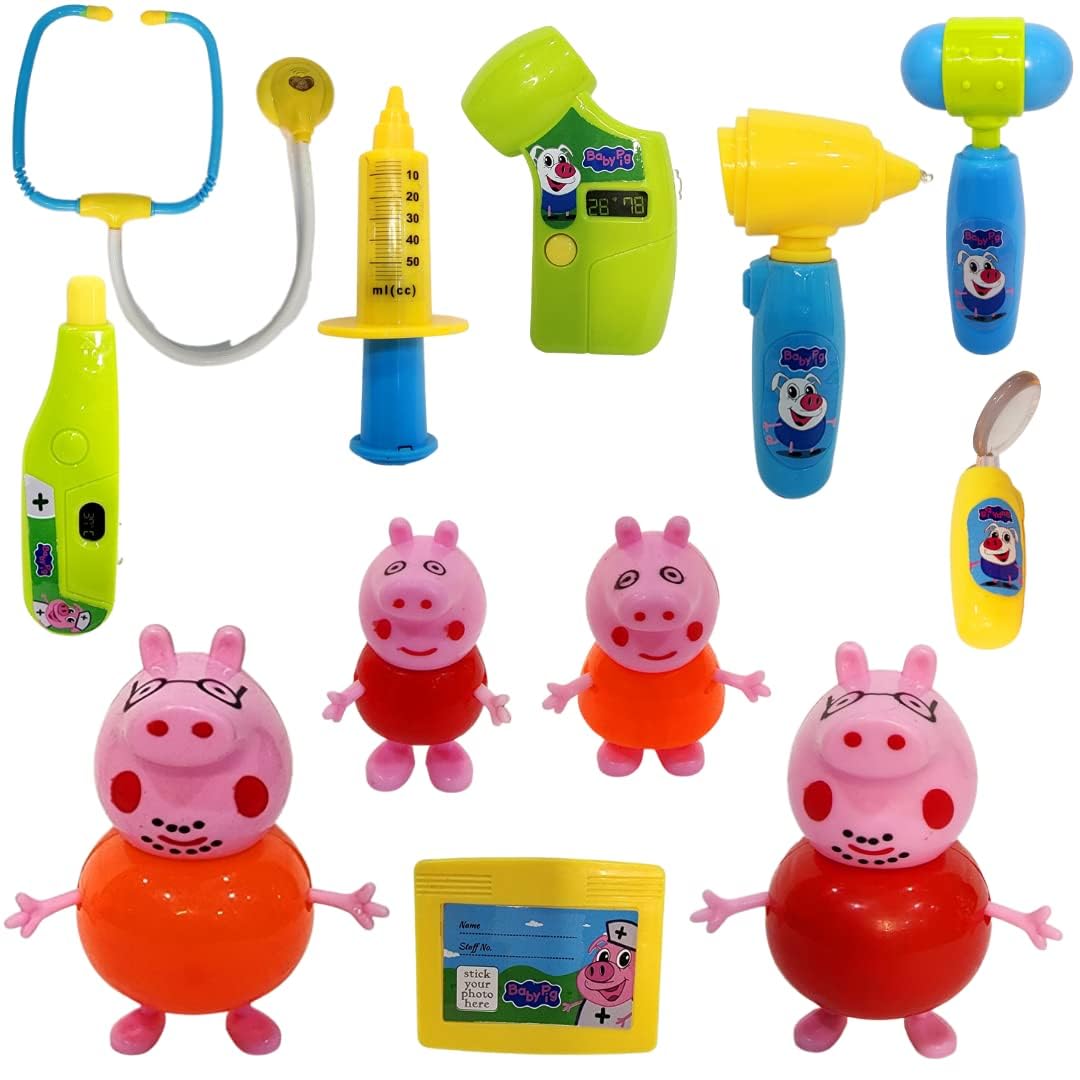 Peppa pig doctor set Doctor Set Pretend Play Toy Set For Kids Battery Operated.