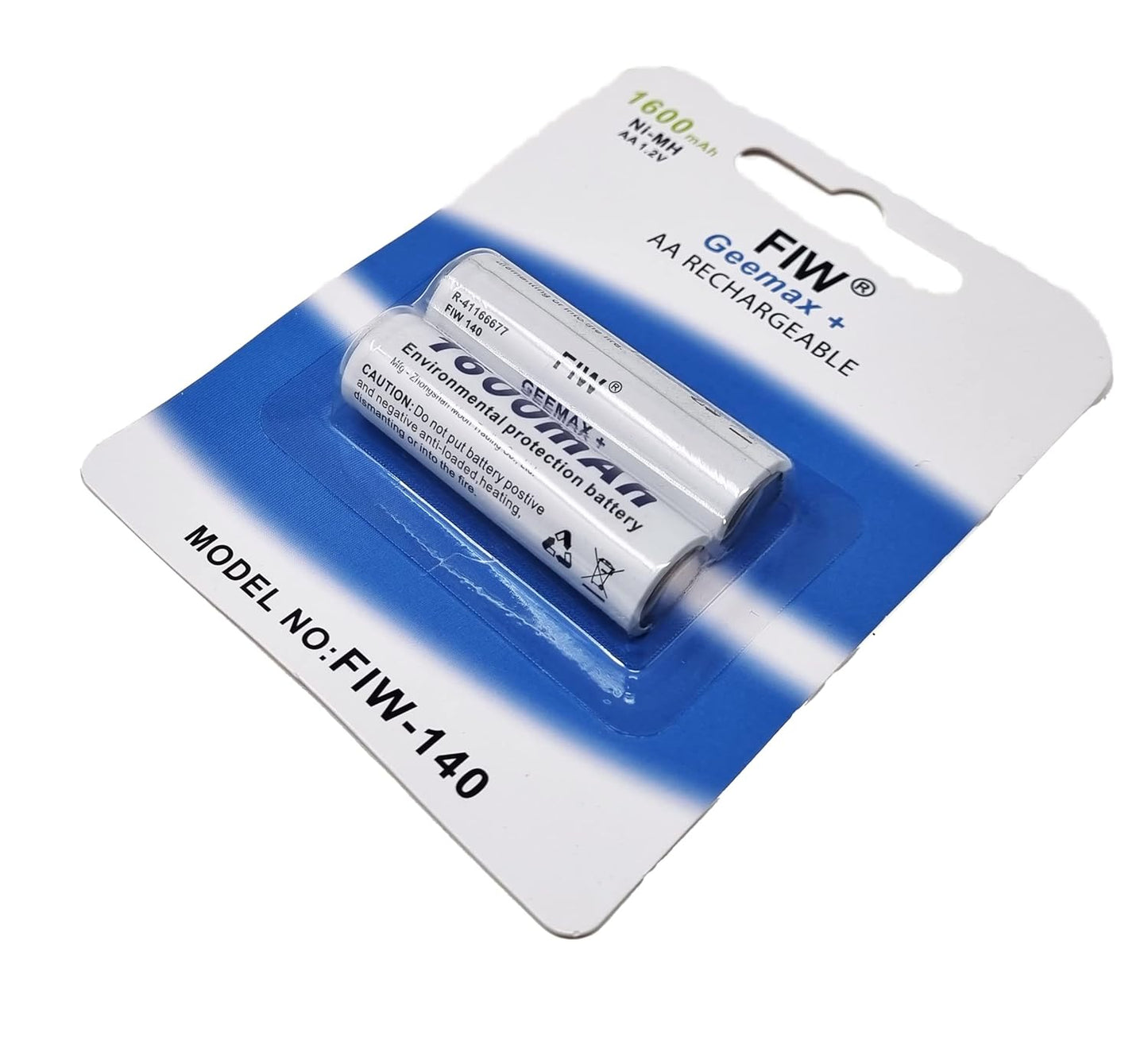 FIW Geemax+ Ni-MH 1.2V Rechargeable Battery (AA Battery (1800mAh))