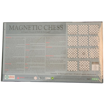 EKTA Magnetic Chess Board Game, Engaging for Kids 5+ Years, Multicolor, Perfect Birthday Gift Set