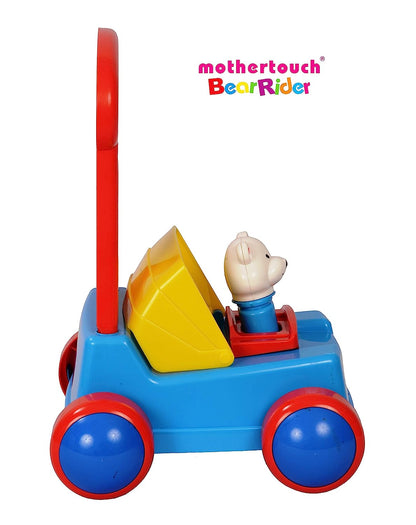 MM TOYS Bear Rider Walking Trainer: Anti-Slip Tyres, Tring Tring Sound, Suitable for 6+ Months Baby Multicolor - Color May Vary