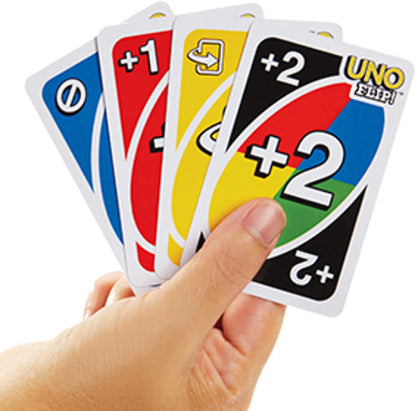 Mattel UNO Flip: Double-Sided Card Game for Kids & Adults, Perfect for Family Night, Draw Five & Skip Everyone Action Cards