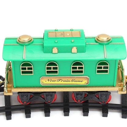 MM TOYS Choo Choo Toy Train with Track Toy Set , Classic Train With Real Smoke , Lights And Kids Aged 4 Years and Above