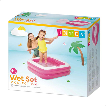 Intex 57100 Square Shape Inflatable Pool for 2 to 4-Year-Olds