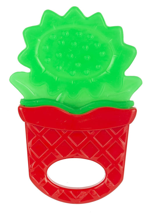 Giggles Floral Teether: Soothing Gum Relief, Easy-to-Hold & Chew, Ideal for 3+ Month Old Infants