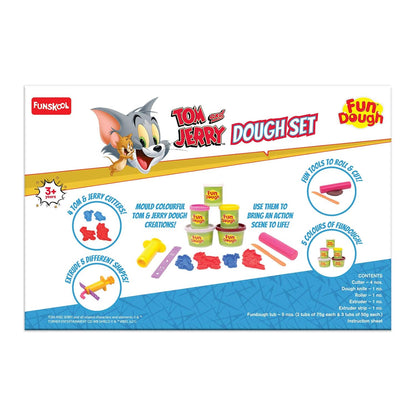 Funskool tom and jerry colourful Dough set Vibrant Carton Set for kids 4 years above