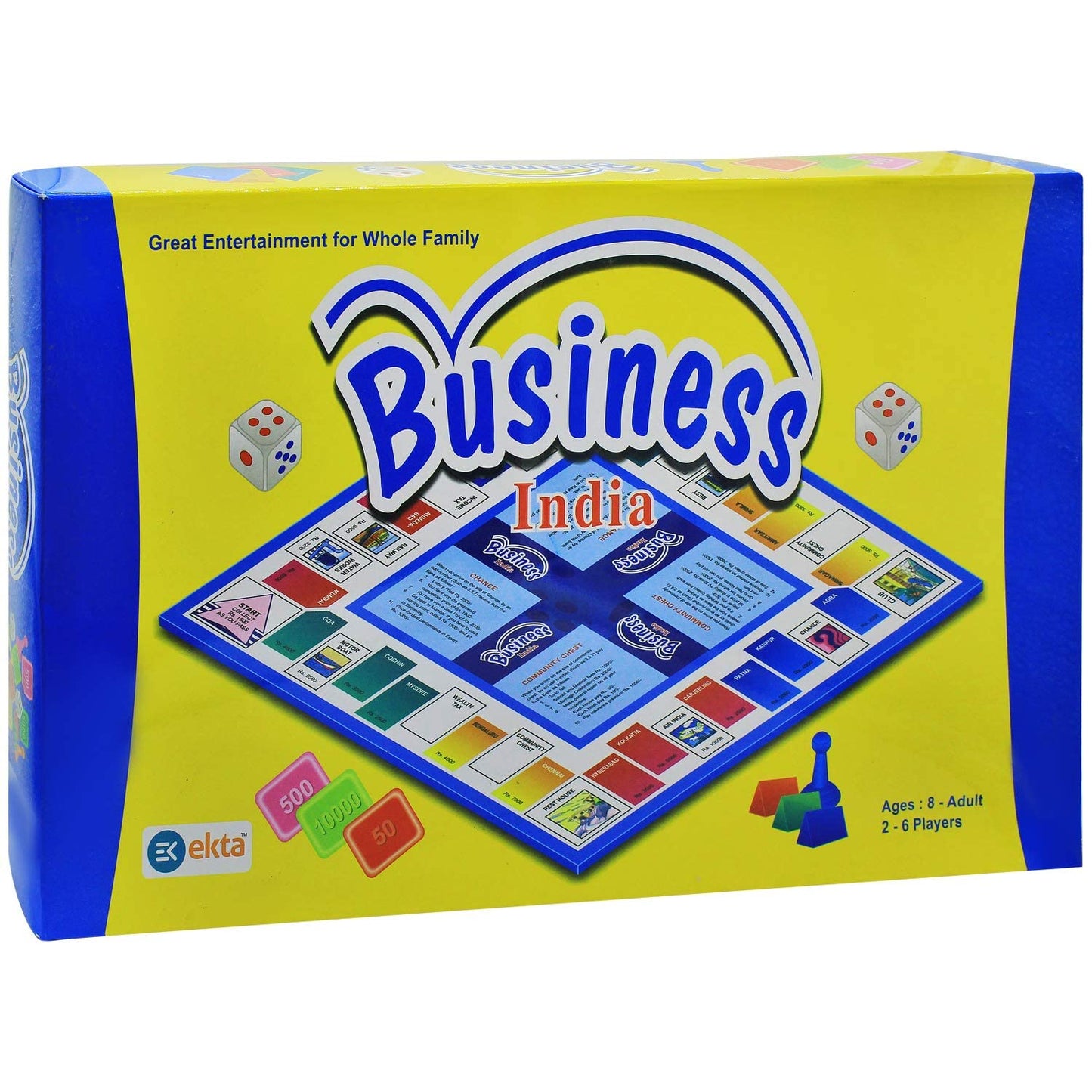 Ekta Business India Game For Kids And Family 2-6 Players - Multicolor