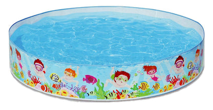 Intex SnapSet Paddling Water Pool, 5ft Round, Durable PVC Material, Ideal for Summer Fun, Perfect for Kids and Adults