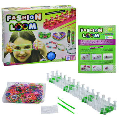 ekta fashion loom bands jewelry maker kit for 5+ year girls Multi color, Rubber