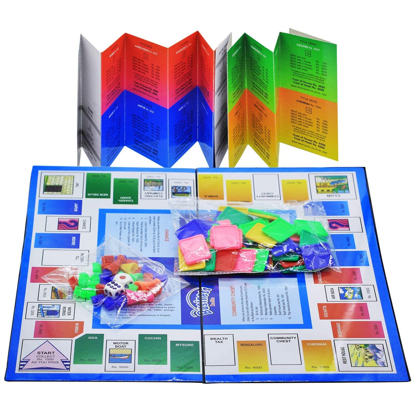Ekta Business India Game For 8+ Year Kids And Adult Family Game 2-6 Players - Multicolor