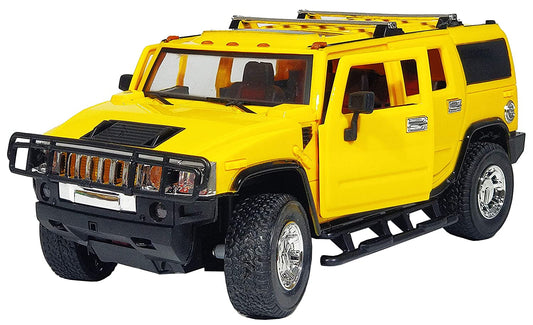 MM TOYS Big Size R/C Hummer Type Jeep Super Car 1:16 Scale with Rechargeable Batteries Included, Door Opening Feature for 3-11 year kids - Color May Vary