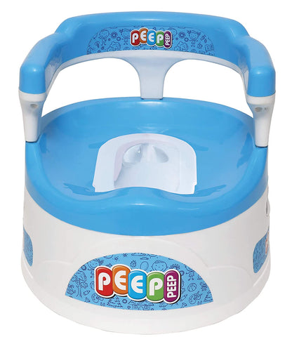 Peep Peep P300 2-in-1 Baby Chair & Potty Trainer for 12m-3yrs Kids, Easy Clean, Safe & Engaging Design, Space-Saving Solution