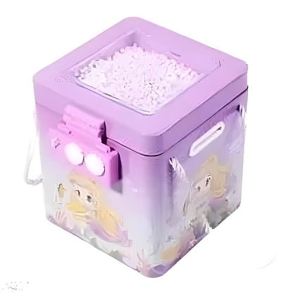 MM Toys Unicorn/Mermaid Themed Coin Box Piggy Bank for Kids, Secure Money Bank with Password - Color May Vary