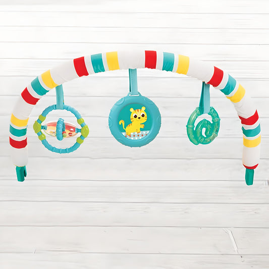 Mastela Toddlers Musical Rocker Bouncer Chair, Multicolour - Soothing Vibration, Playthings, Secure Harness for Babies 3M+ (Model 6730)