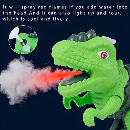 MM TOYS Dinosaur Water Spray Gun Interactive Light & Sound, Safe for Kids, Multi-Purpose, Durable Plastic, Colorful Design For 3 to 8 Year Kids