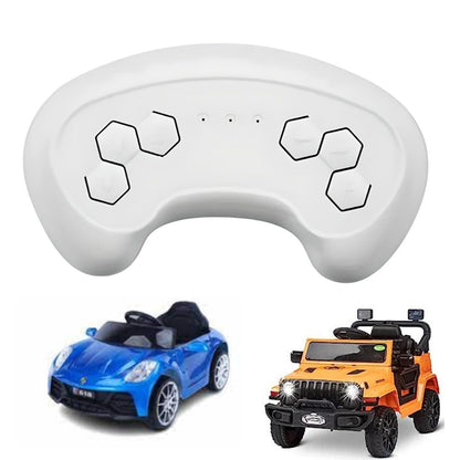 MM TOYS HH670Y Replacement Remote Control for 2.4 Ghz Kids Electric Ride-on Car/Jeep - White