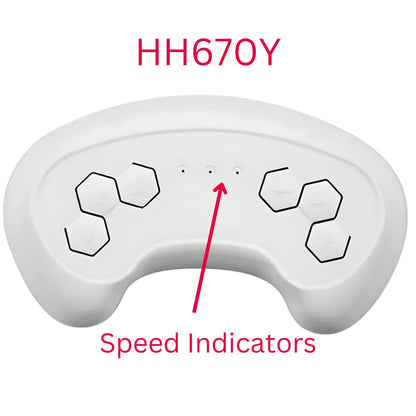 MM TOYS HH707 7 Pin Reciever And HH 670Y Remote Control Kit For Kids Electric Car Complete Relpacement Part Accessories
