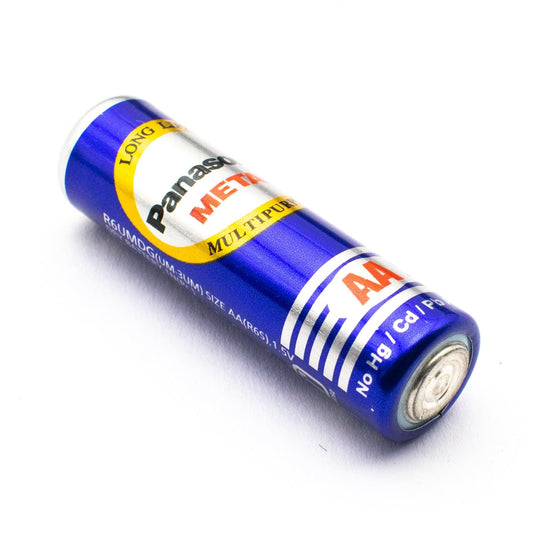 Panasonic Metal AA Dry Battery Zinc Carbon Pack Of 10 Pcs