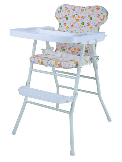 ToyZoy High Chair Cum Feeding Chair Booster Chair with Foot Rest for Baby | Color May Vary