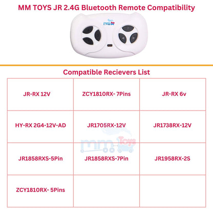 MM TOYS JR 2.4G Bluetooth Remote Compatible recievers list