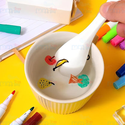 MM TOYS  Magical Water Painting Doodle Bold Point Pens, Best Floating Pen On Water - Pack of 8 Pcs