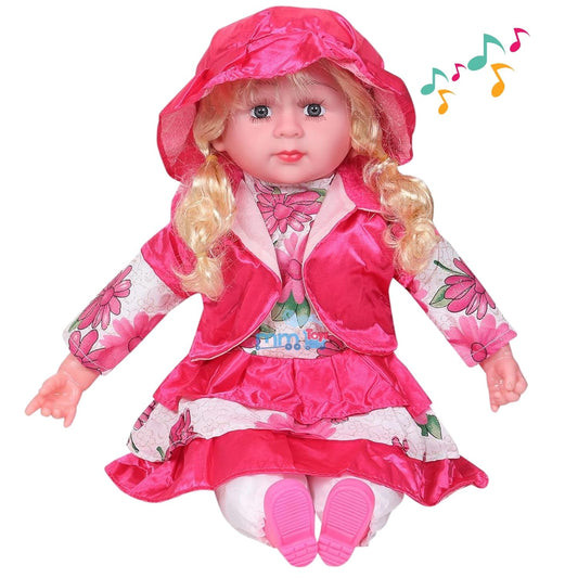 MM TOYS Singing Songs & Poem Baby Doll Original 24 Inch Big Size - Dress Color May Vary