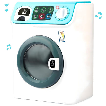 MM TOYS Electronic Mini Washing Machine Toy Pretend Play With Realistic Sounds & Spining Effect For 5+ Year Kids-3252