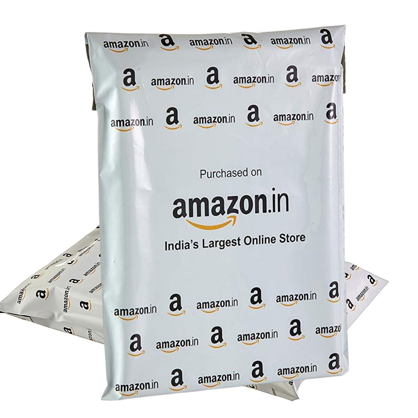 MM Toys Amazon Brand Print Tamper Proof Shipping Courier Bags 12 x 16 Inch With POD And Invoice Pocket | Ecommerce Packaging Courier Bags - Pack Of 50 Pcs