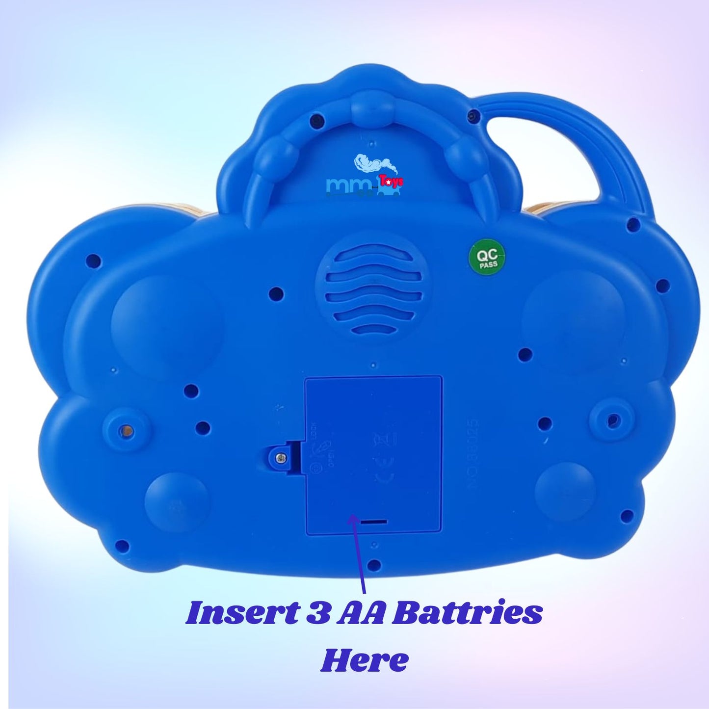 MM TOYS Musical Drum Keyboard For Kids With Flashing Lights - Animal Sounds And Songs Multi Color