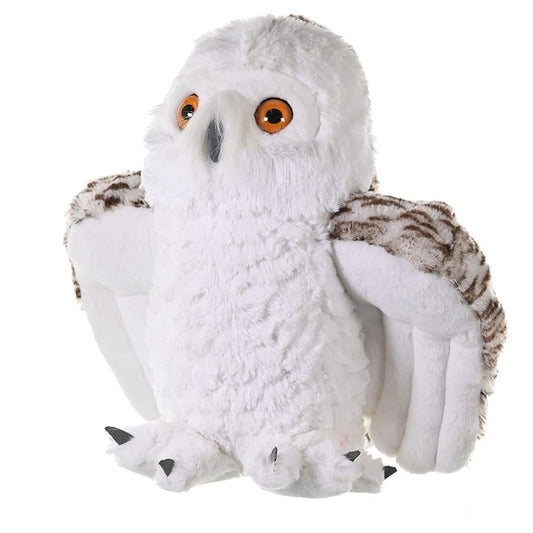 Wild Republic Snowy OWL Soft Toy Plush Animal / Bird 12 Inch For Home Decoration & Gifts - 12 inch  (White)