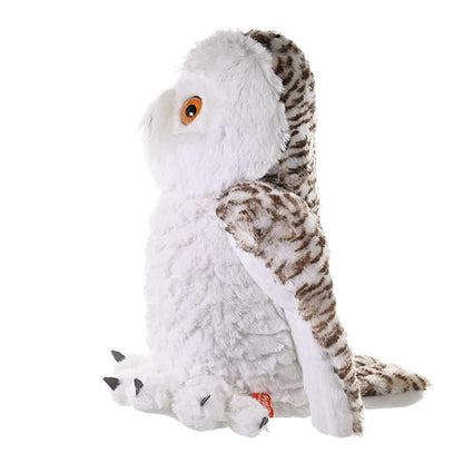 Wild Republic Snowy OWL Soft Toy Plush Animal / Bird 12 Inch For Home Decoration & Gifts - 12 inch  (White)