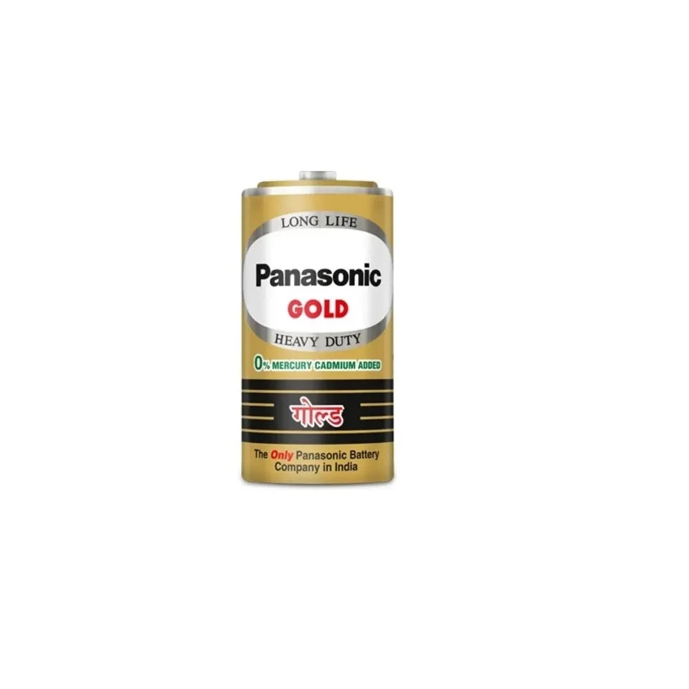 Panasonic Gold D-Size Type 1.5V Battery Pack Of 1 Pc