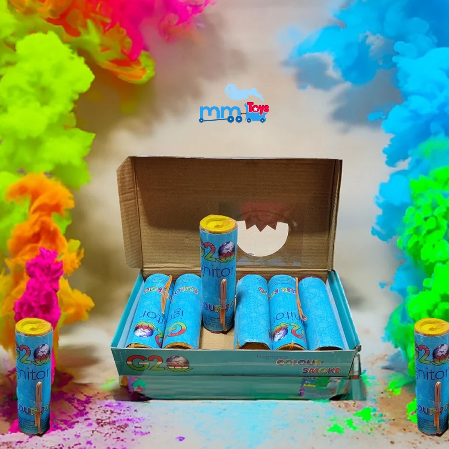 Pyro Refils MM TOYS Cold Pyro Colour Smoke Reffils With Fragranance For Pyro Gun ...