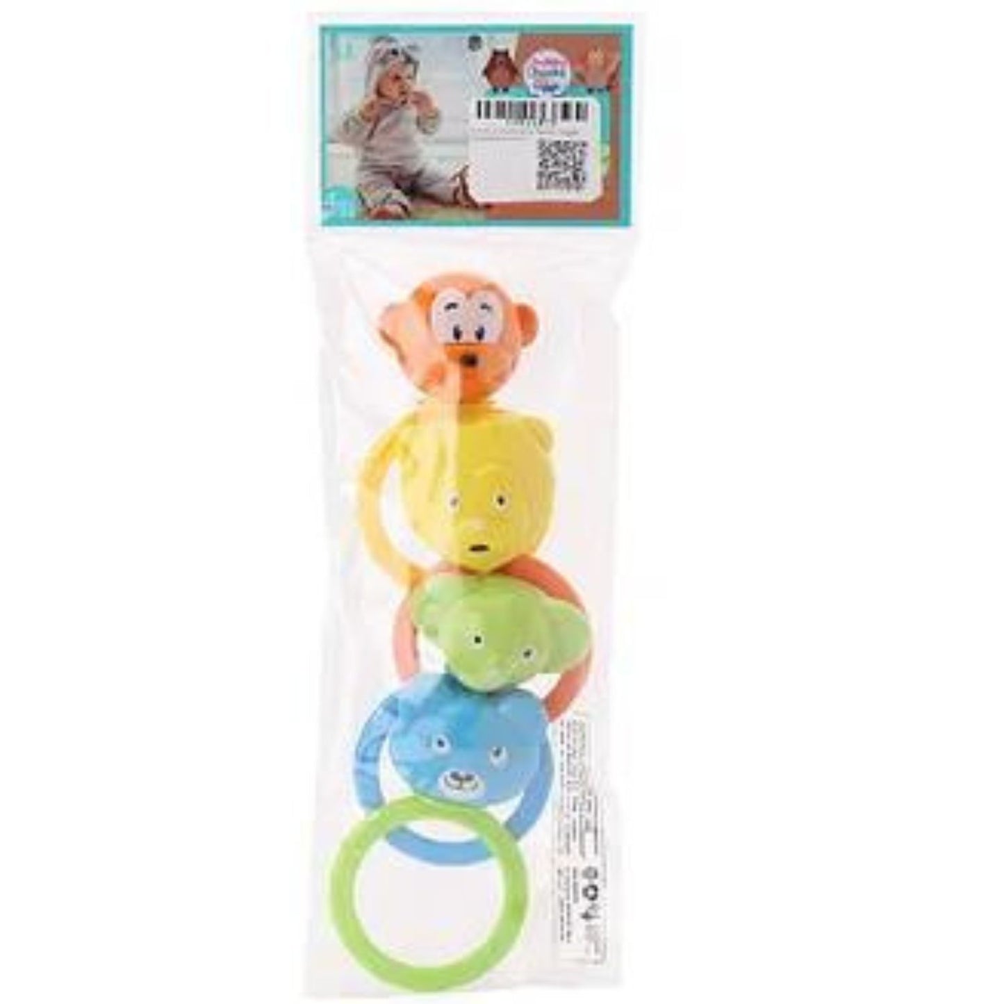 Pack of 4 Rattle Set for New Born Babies - Toy for Babies, Non-Toxic