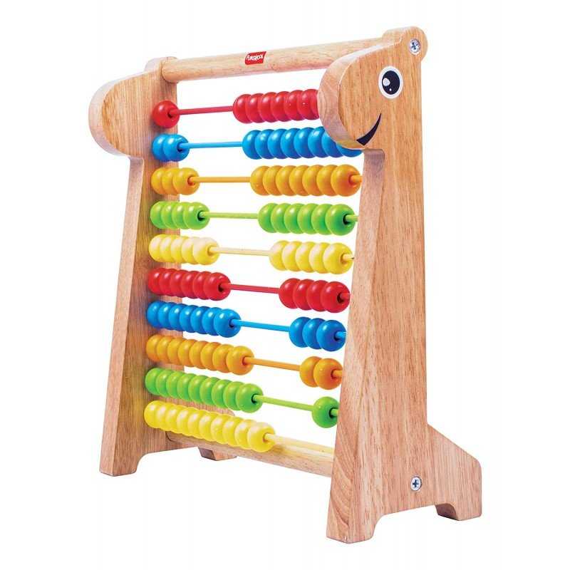 GIGGLES - 9924100 WOODEN ABACUS BY FUNSKOOL FOR MATHS LEARNING