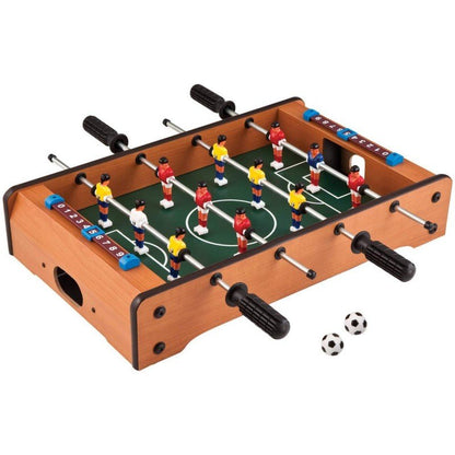 MM TOYS 20 Inches Wooden Mid-Sized Foosball, Mini Football, Table Soccer Game (Soccer Table Game)