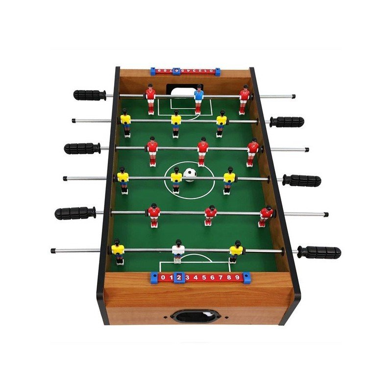 Cable World Mid-Sized Foosball, Mini Football, Table Soccer Game, 4 Rods, 20 Inches